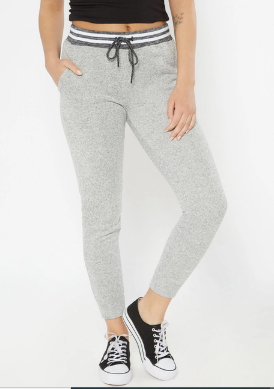 

Спортивные Штаны Женские Rue 21 на легком Флисе М Серый 400279931874