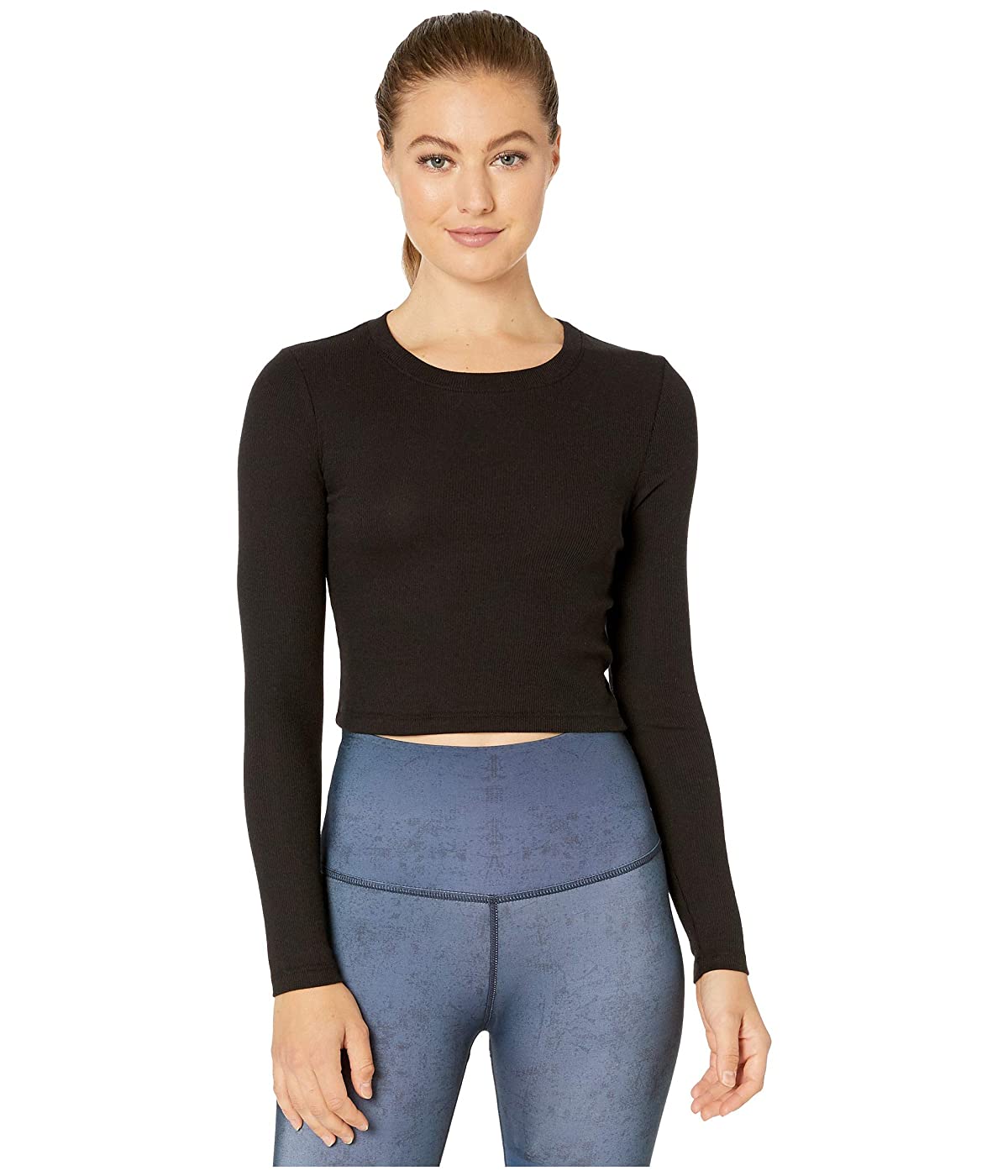 

Лонгслив Beyond Yoga Keep In Line Cropped Pullover Black, S (44)