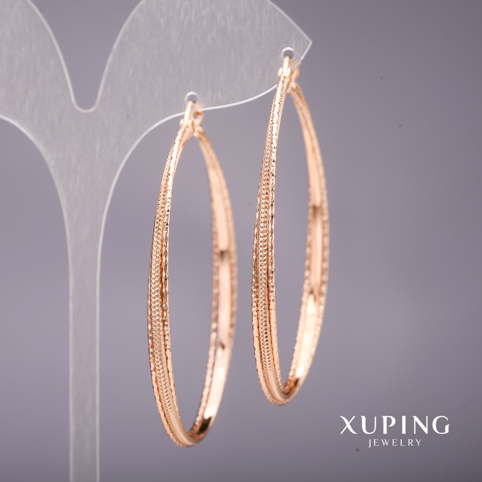

Серьги Xuping Кольца 50х4мм позолота 18к, ida34111
