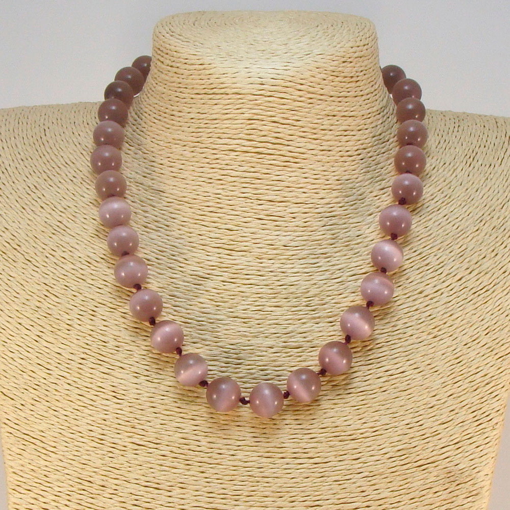 

Бусы из кошачьего глаза (12 мм), fazS1207