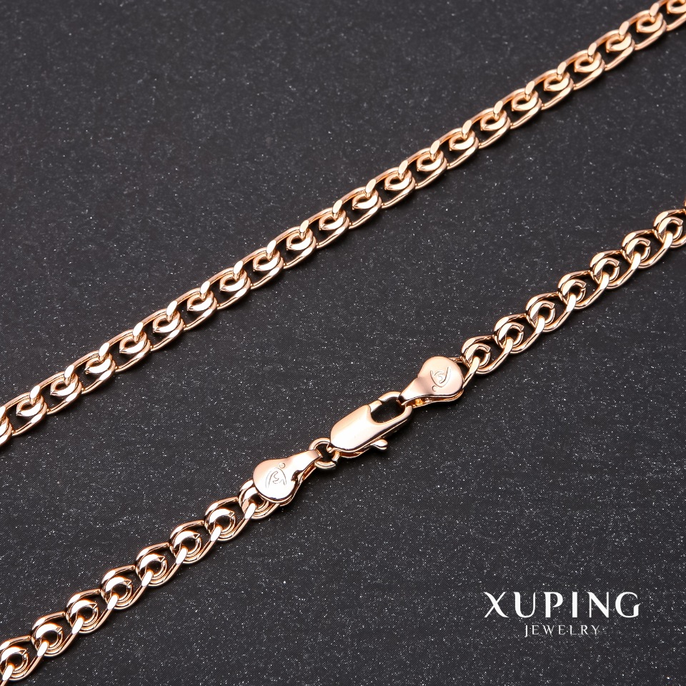 

Цепочка Xuping плетение Мадлена, длина 45см, толщина 4,7мм Позолота, ida35399