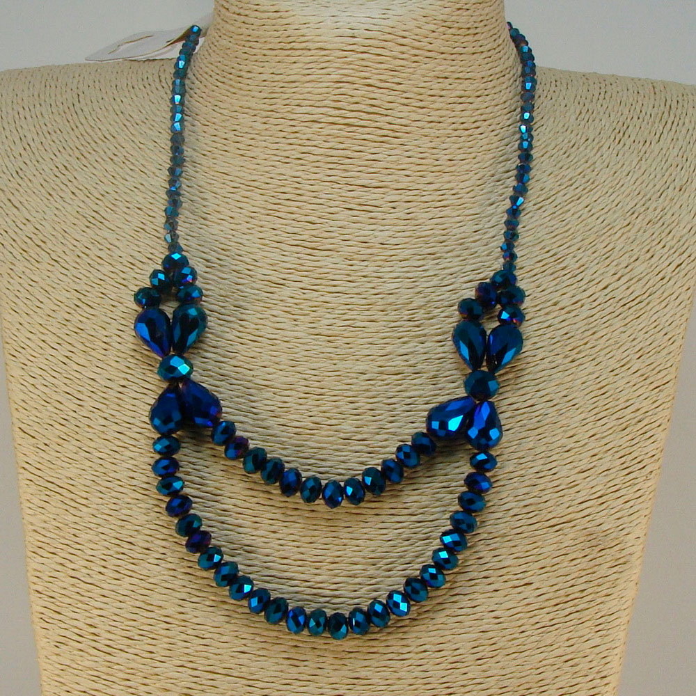 

Бусы из чешского стекла гранённые, fazSM1050