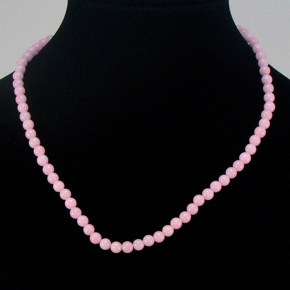 

Бусы из розового кварца (6 мм), fazS1002