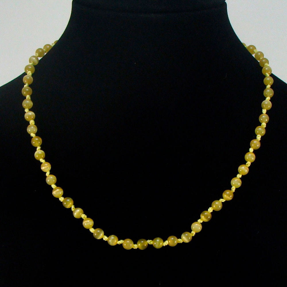 

Бусы из кошачьего глаза (6 мм), fazS1141