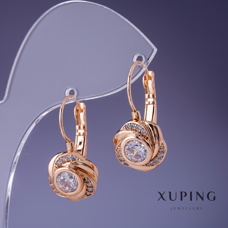 

Серьги Xuping 25х13мм " позолота 18К ", ida25306