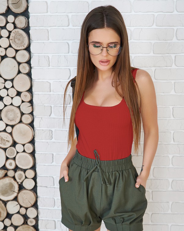 

Майка ISSA PLUS 11723 S красная