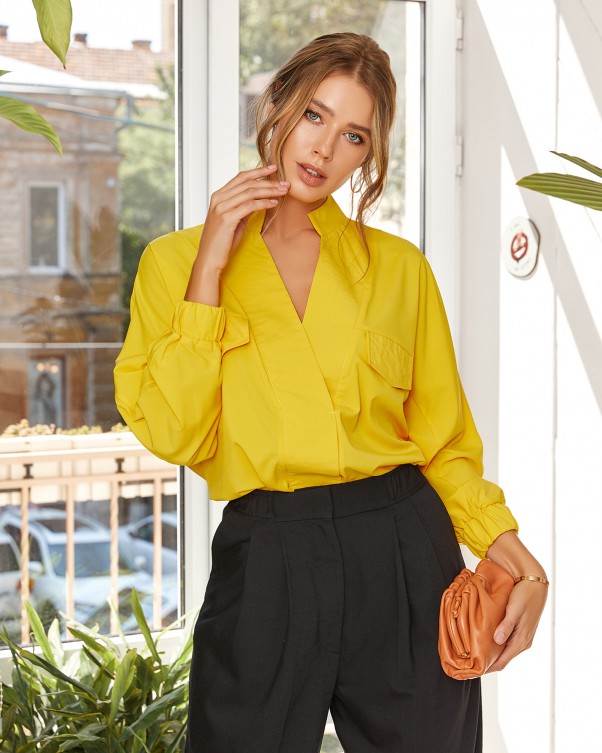 

Блуза ISSA PLUS 12830 XL желтая