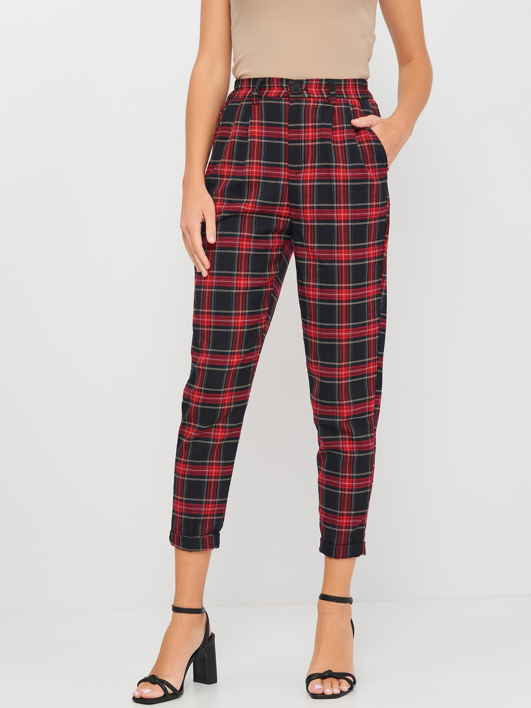 

Брюки Bershka XAZ220953YKET  Красные, Брюки Bershka XAZ220953YKET S Красные