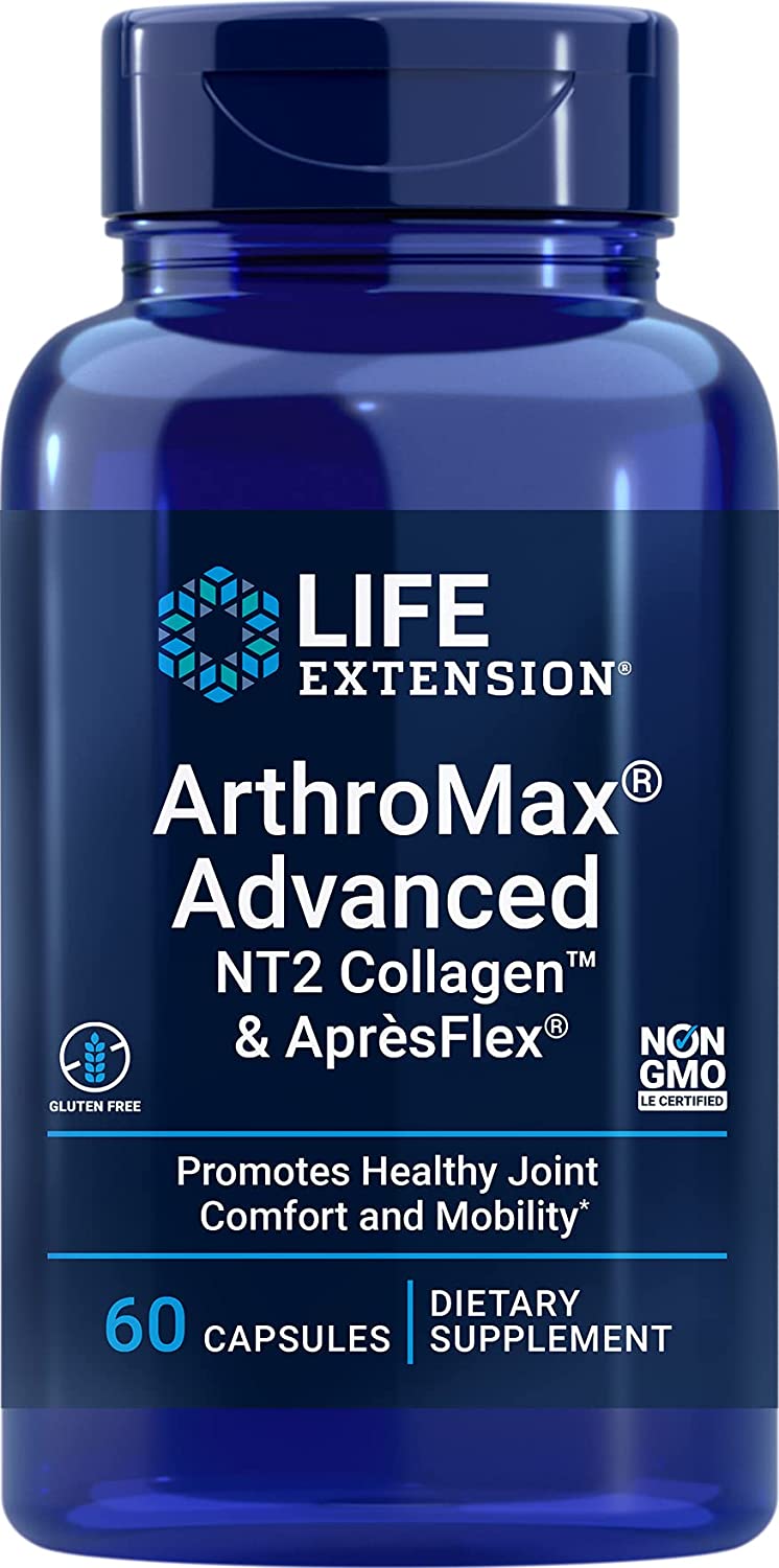 

Хондропротектор Life Extension ArthroMax Advanced NT2 Collagen ApresFlex 60 капсул (4384303736)