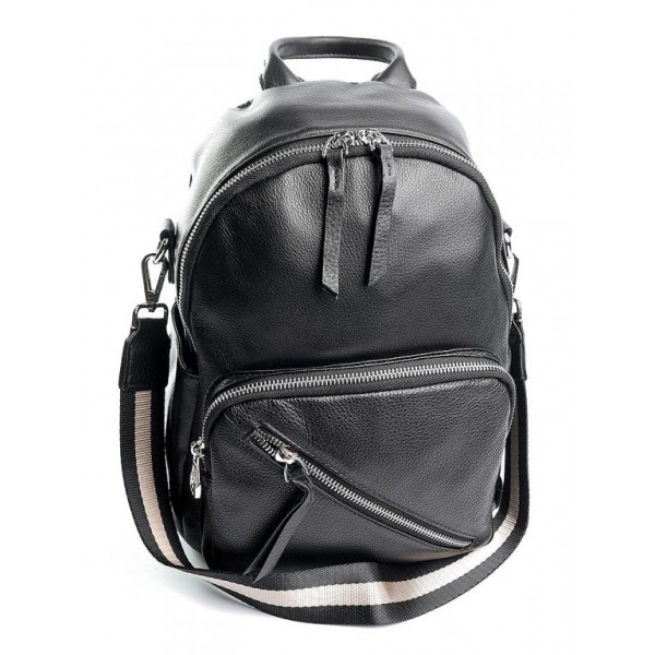 

Рюкзак кожаный женский Parse 6791 Black