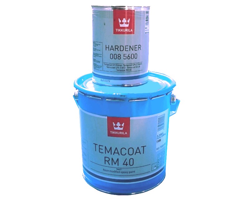 

Эмаль эпоксидная TIKKURILA TEMACOAT RM40 химстойкая, TVH-белый, 2,2 + 0,6л