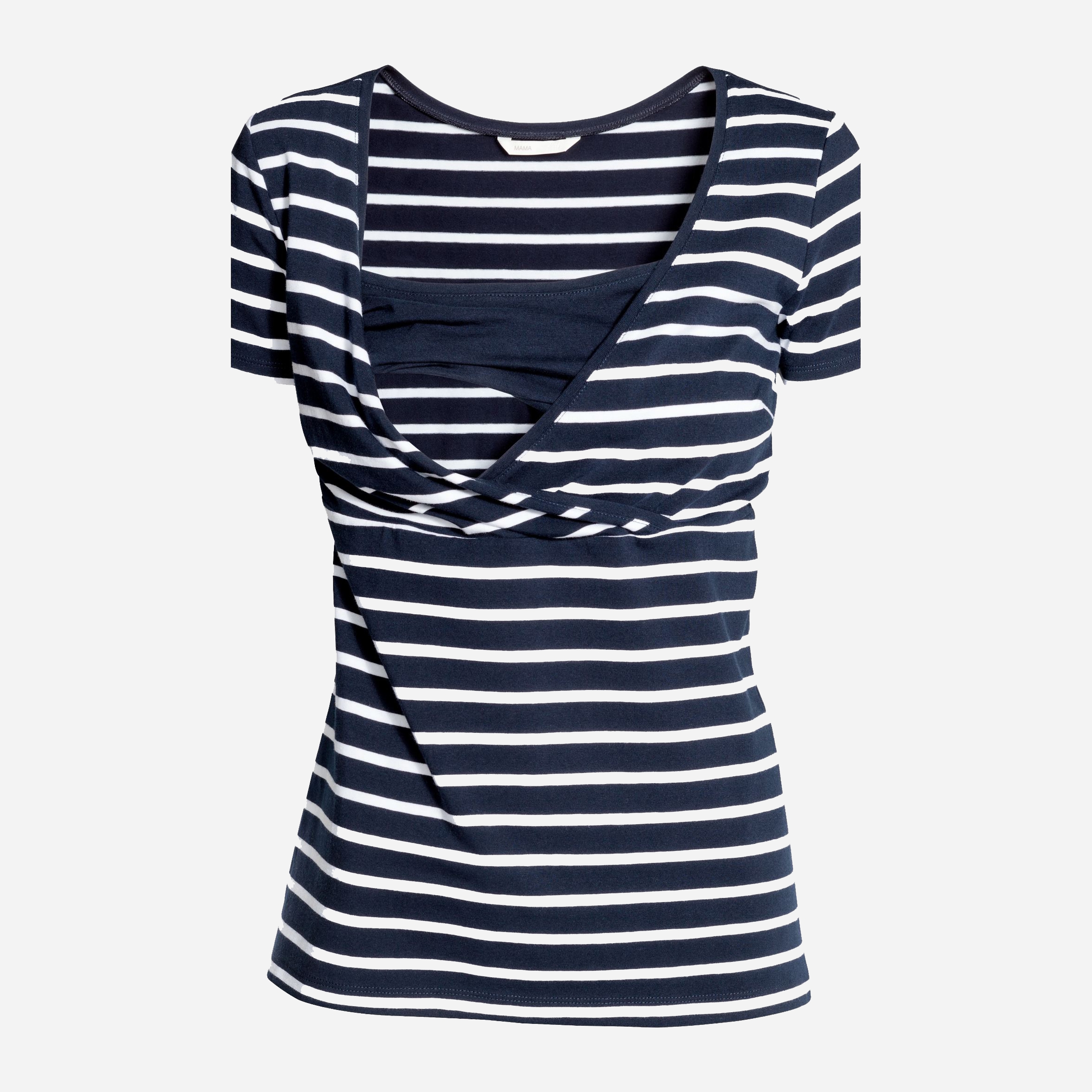

Футболка для кормящих мам H&M 4334142sdm S Белая с синим