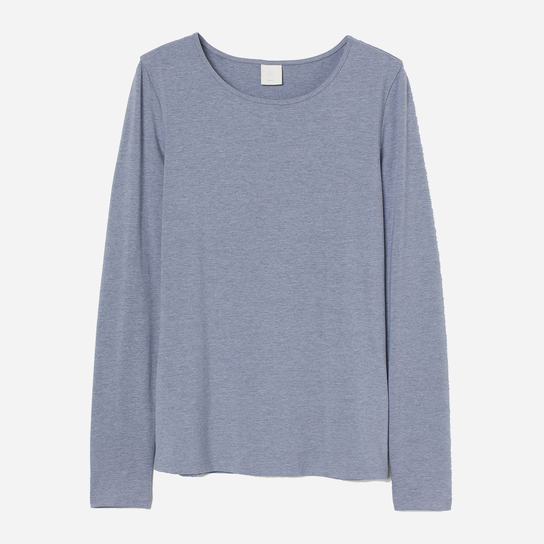 

Лонгслив H&M 7689312bar L Светло-голубой