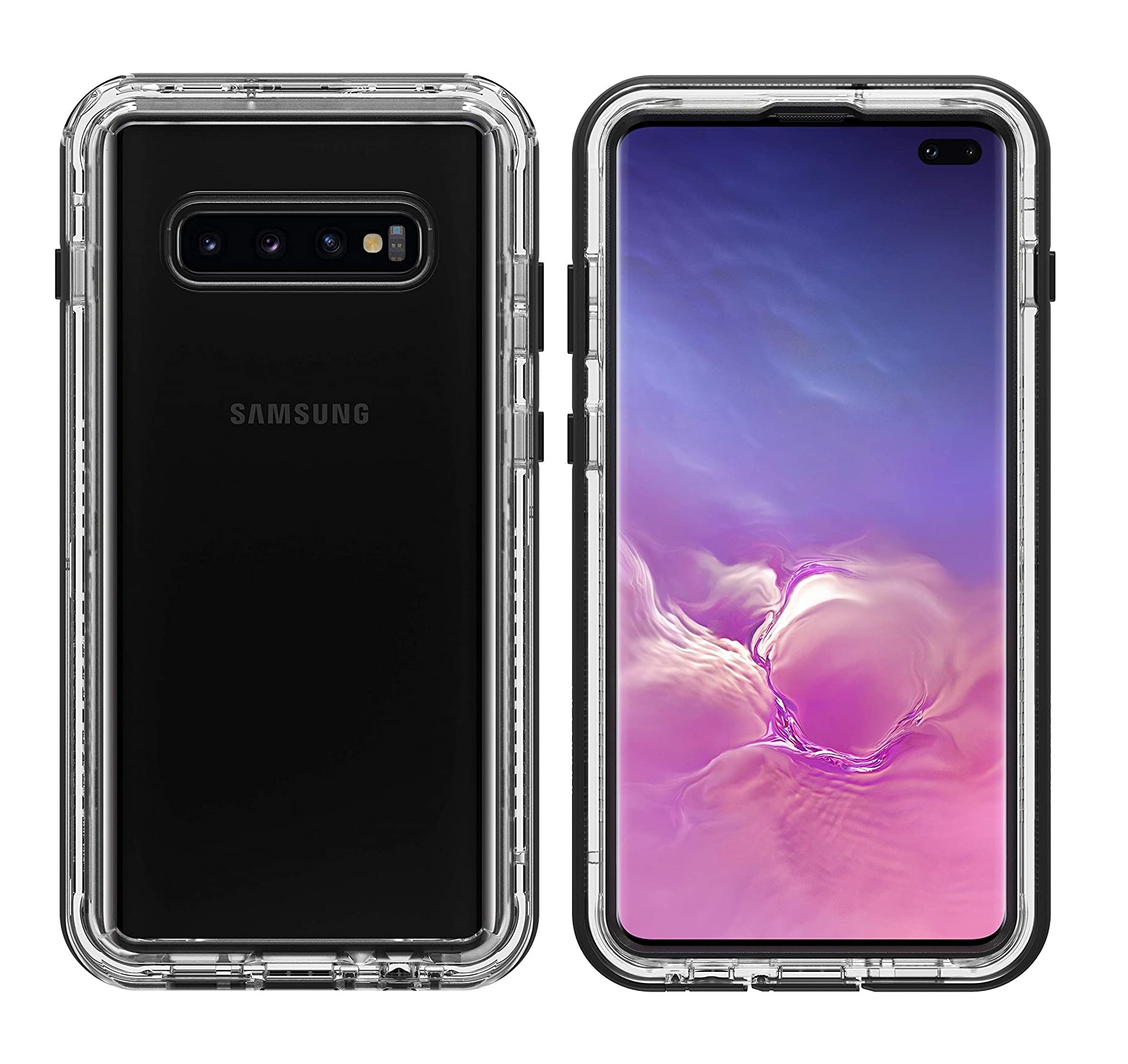 

Чехол противоударный LifeProof Next для Samsung Galaxy S10 (6,1") Black Crystal