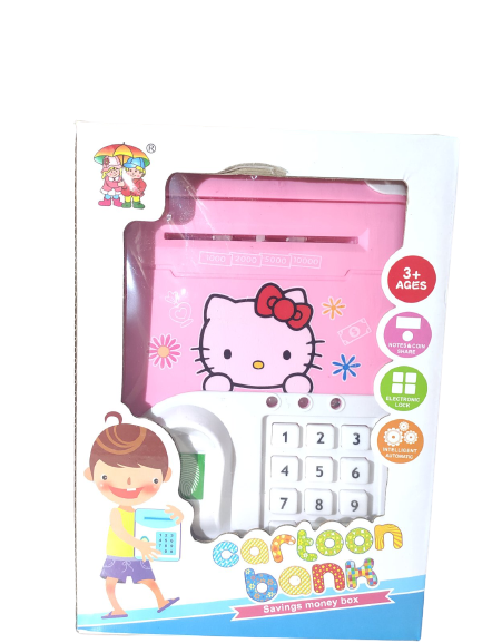 

Игрушка-сейф с кодовым замком Копилка Hello Kitty. отпечаток