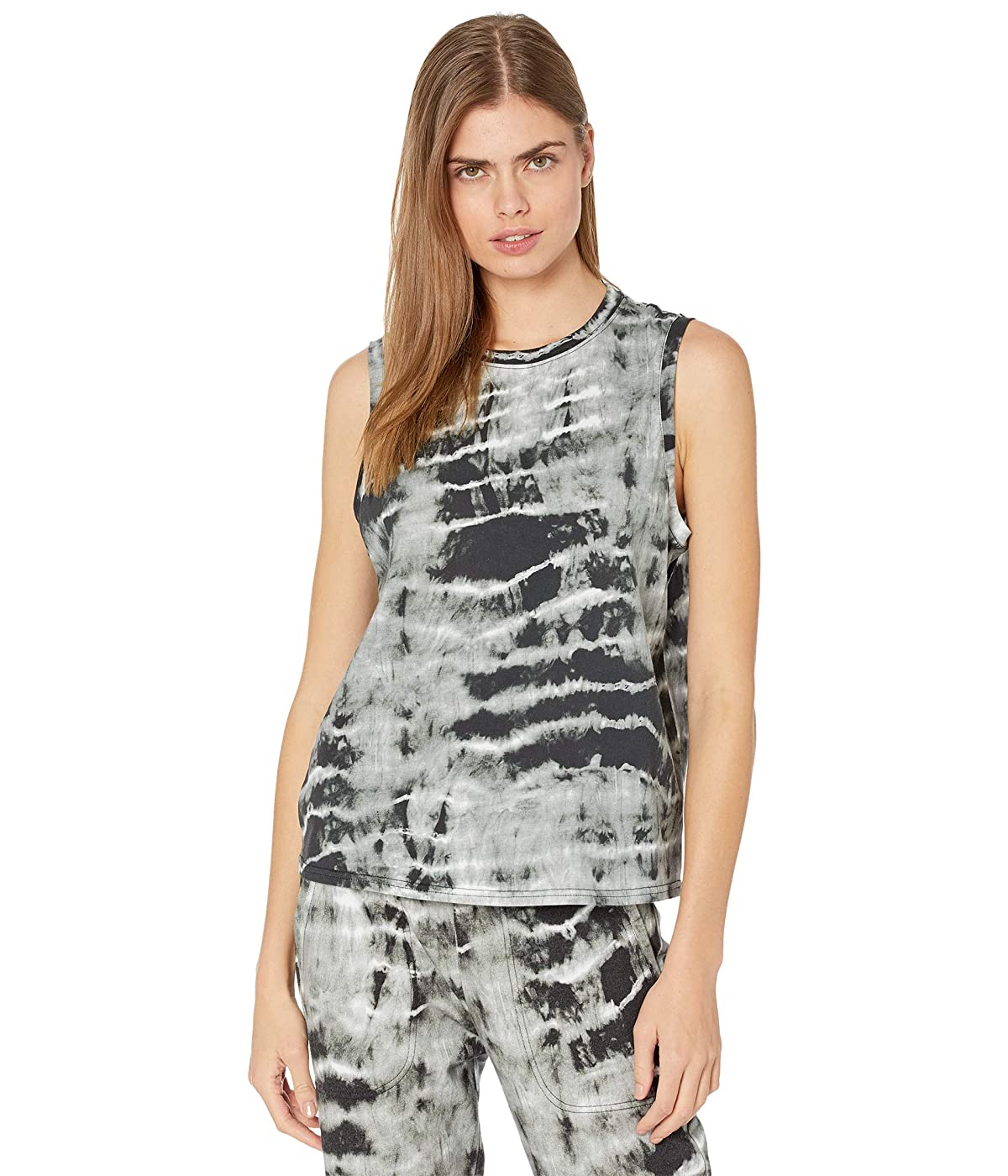 

Майка Nicole Miller Tie-Dye Muscle T-Shirt Black/White,  (46, Майка Nicole Miller Tie-Dye Muscle T-Shirt Black/White, M (46)