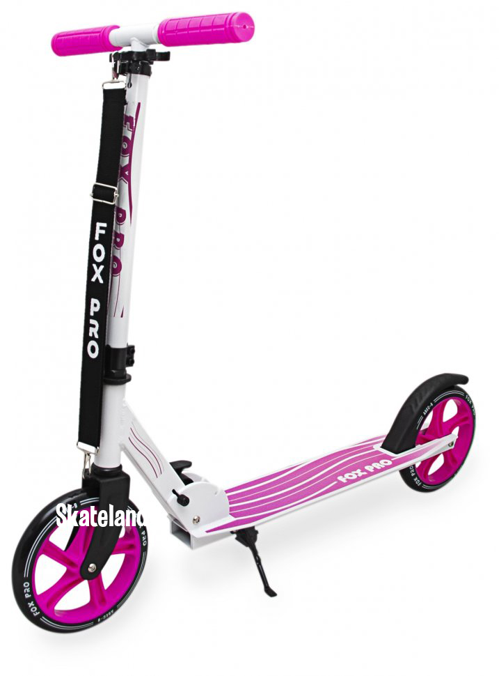 

Самокат двухколесный Maraton Fox Pro White Pink с алюминиевой рамой