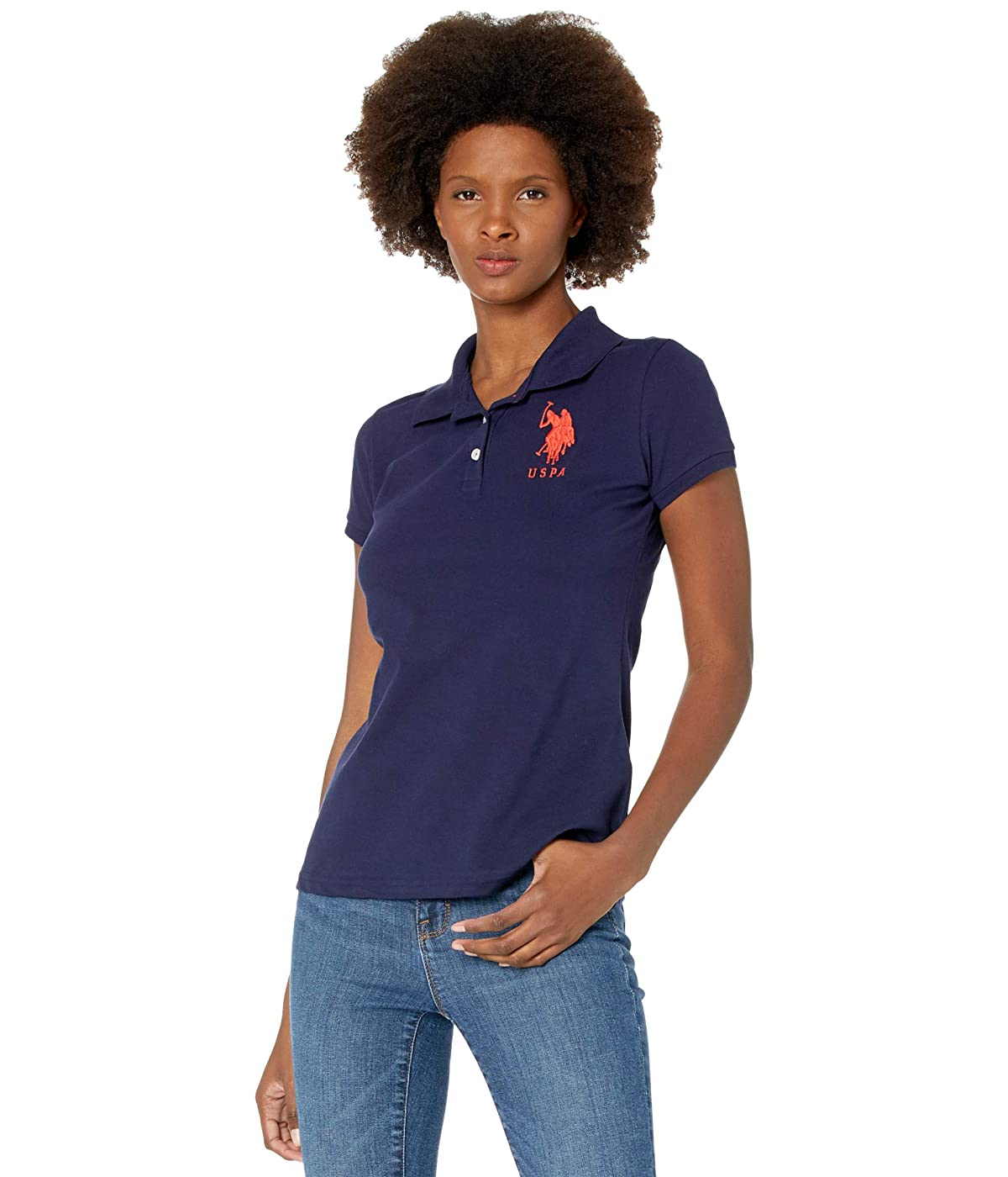 

Поло U.S. POLO USPA Solid Polo Navy/Red,  (48, Поло U.S. POLO USPA Solid Polo Navy/Red, L (48)