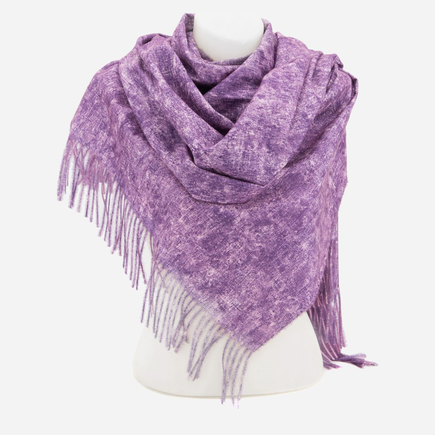 

Шарф SumWin Мрамор 32907-1-06 Сирень