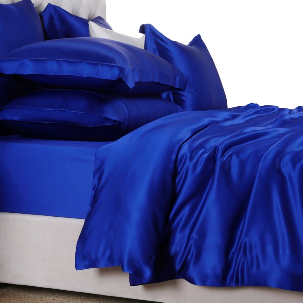 

Постельное белье Zastelli Dark Blue Полуторный китай, исскуственный шелк