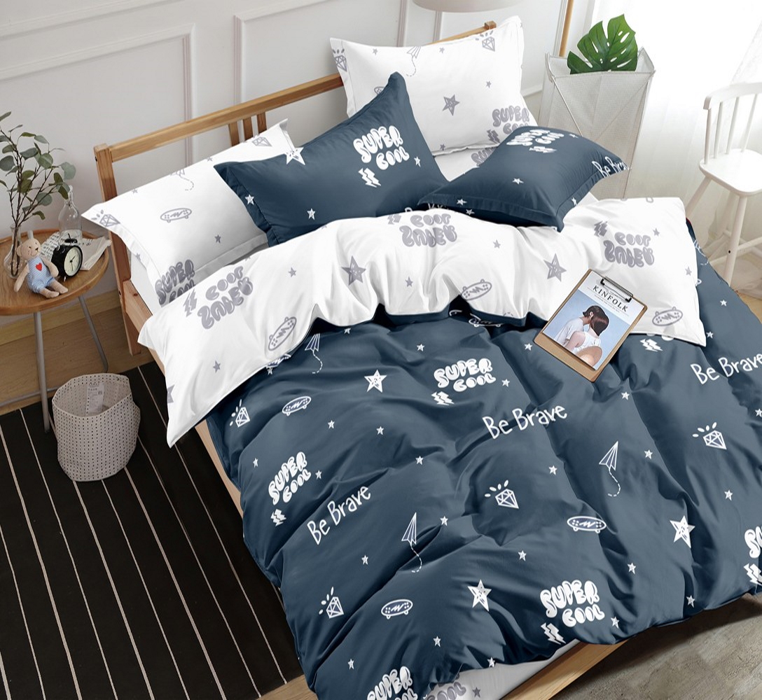 

Постельное белье MirSon 22-1247 Be Brave King Size италия, сатин