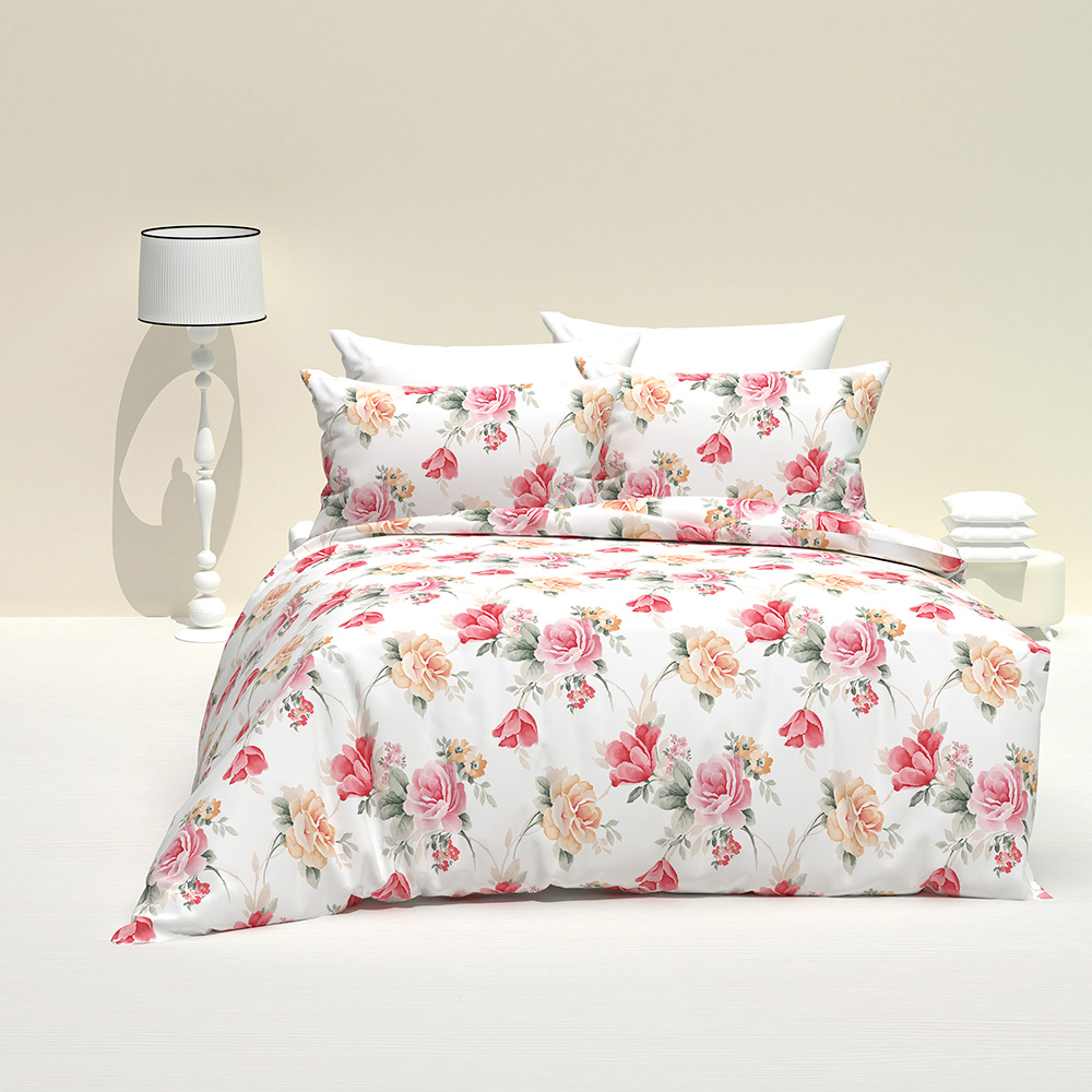 

Постельное белье Cotton Box Majoli Tulip V1 Евро турция, ранфорс