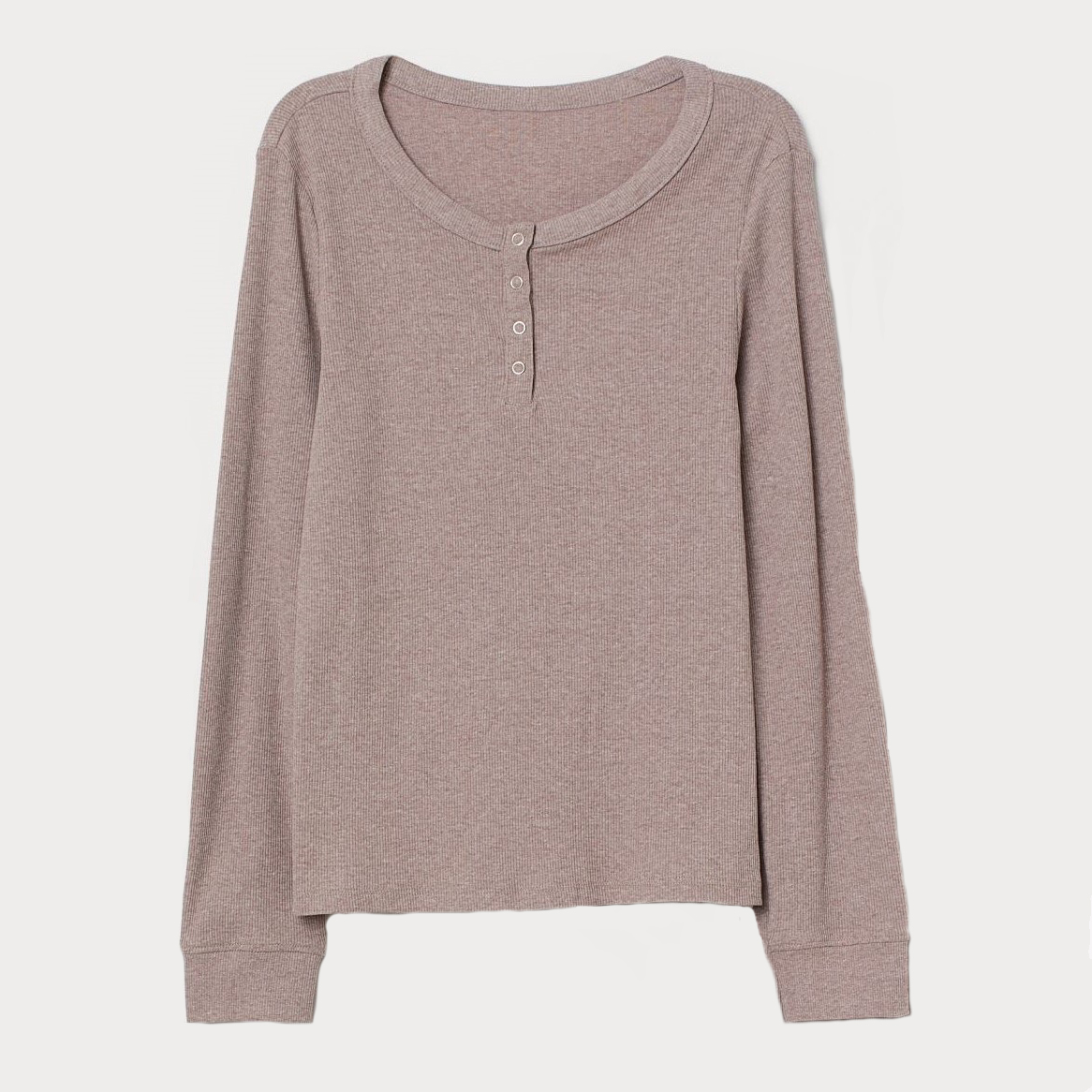

Пижамный лонгслив H&M 9269960sdm M Бежевый