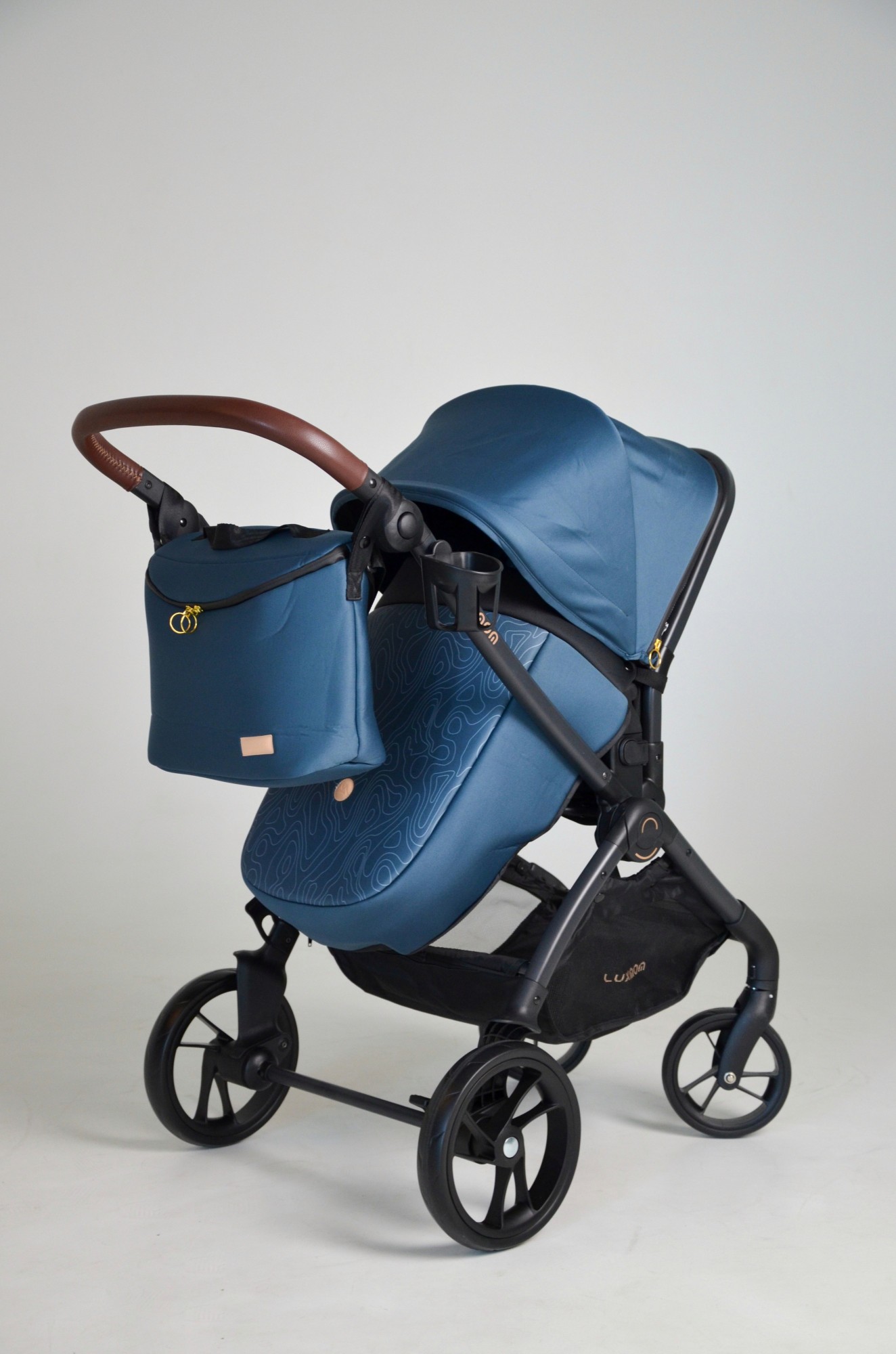 

Детская коляска 3в1 POTE luxmom sea blue