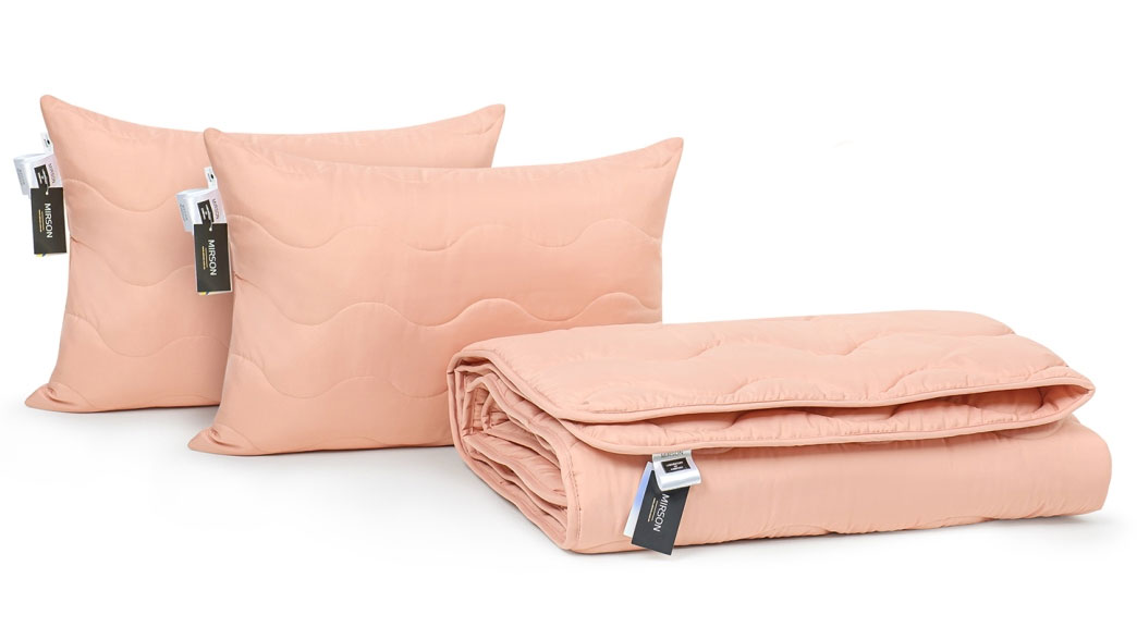 

Набор антиаллергенный MirSon Эвкалипт 1746 Eco Light Coral (одеяло + 2 подушки) 155х215 см + 50х70 см украина, эвкалипт