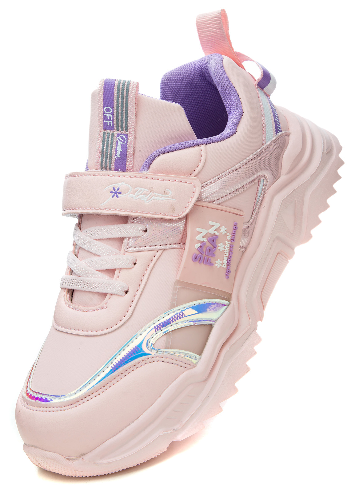 

Кроссовки детские BESSKY b9794-2 розовые/сиреневые 37