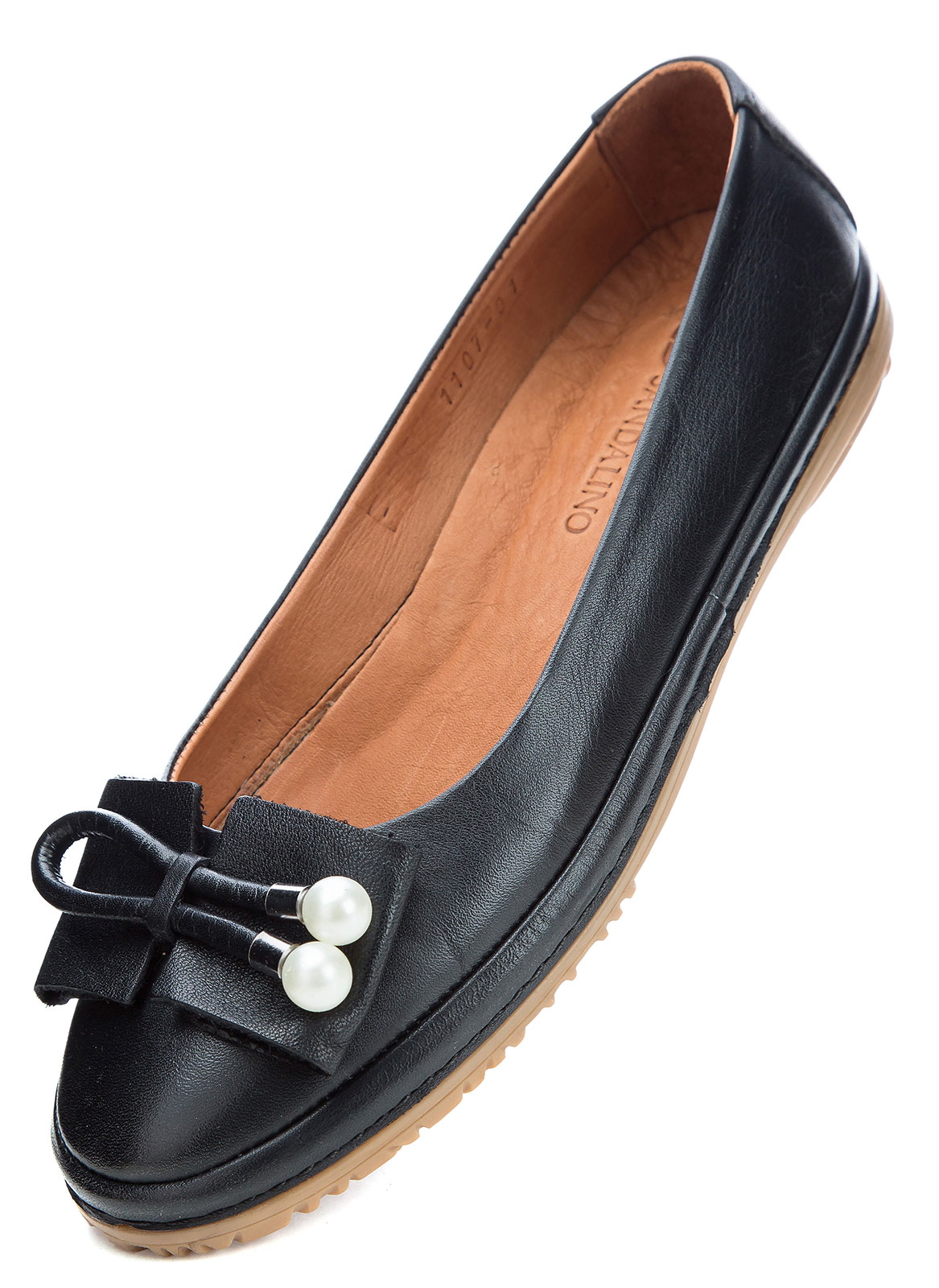 

Балетки женские Sandalino (GM) 1107 01 черные 38