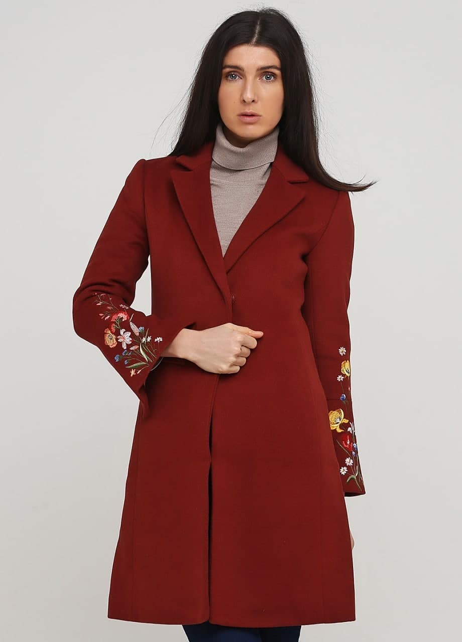 

Пальто VERO MODA М бордовый 6663200100855