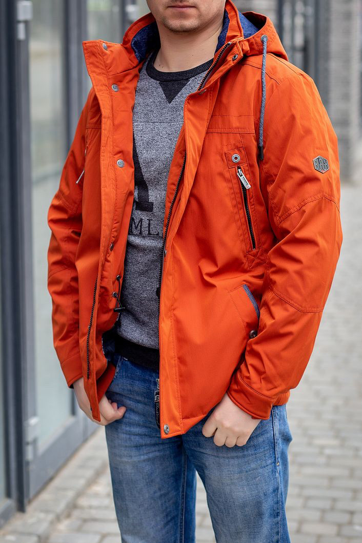 

Демисезонная мужская куртка BLACK VINYL TC19-1393 Terracotta, Демисезонная мужская куртка BLACK VINYL TC19-1393 Terracotta, 50