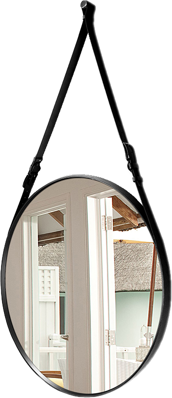 

Зеркало J-MIRROR Captain 01 Black Nat 80x80