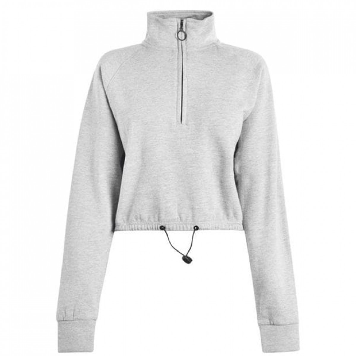 

Толстовка Golddigga Crop quarter Zip Grey Marl, XL (50)