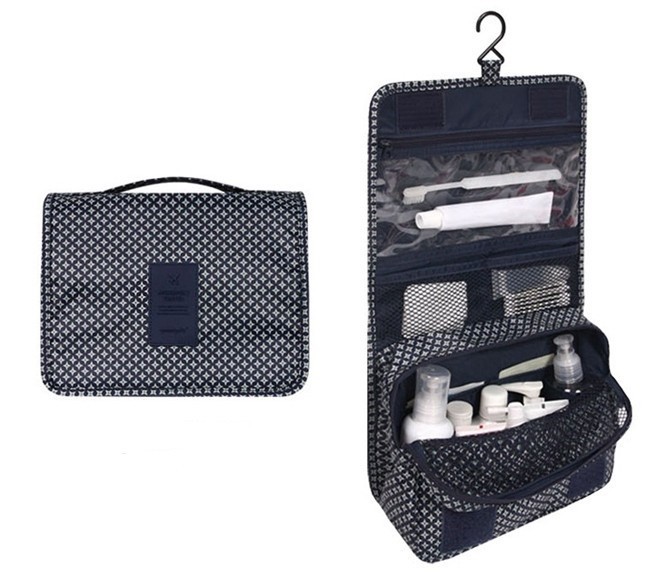 

Дорожная сумка-органайзер для косметики Toiletry Pouch синий
