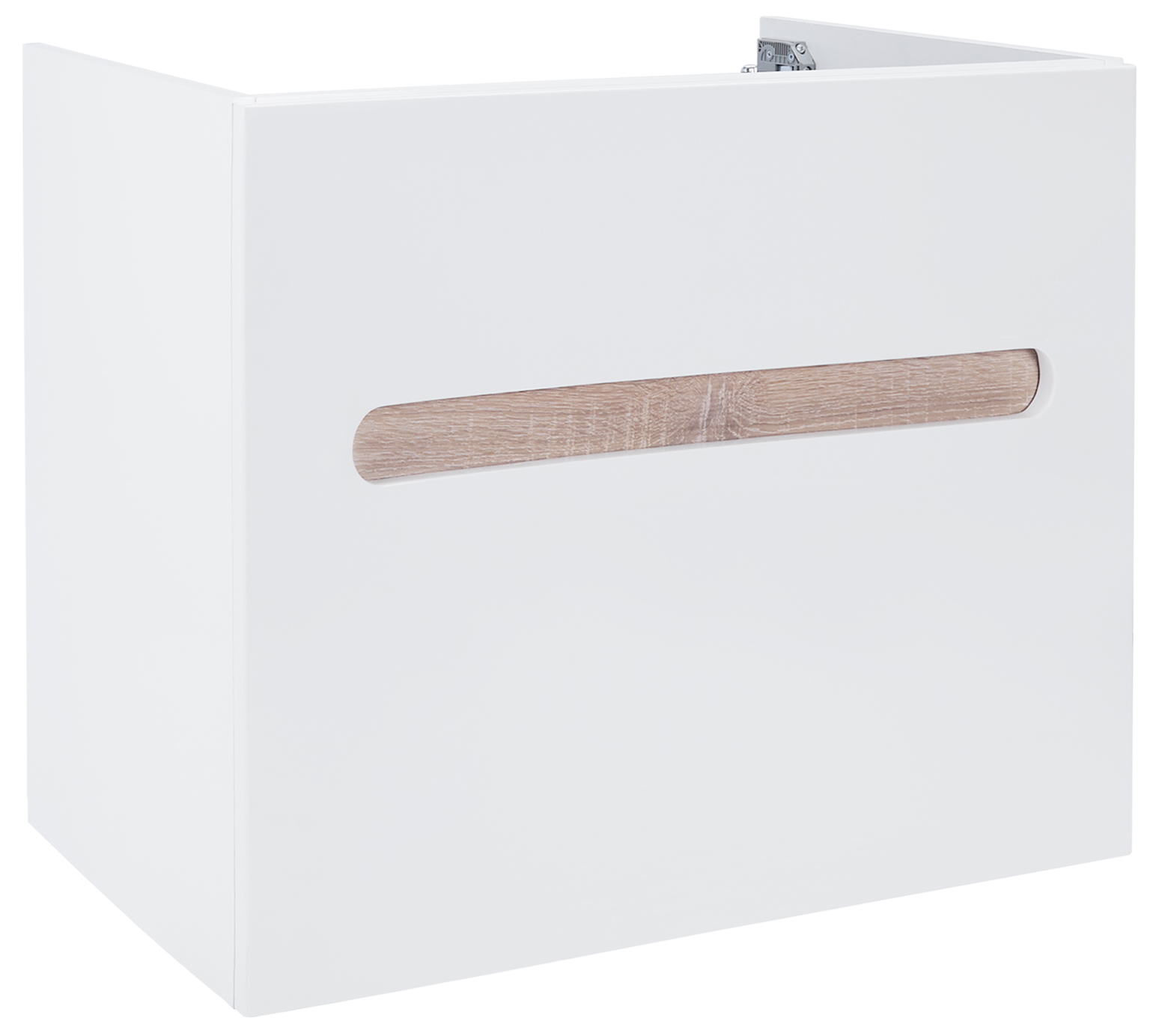 

Тумба подвесная Qtap Virgo 700х580х437 White/Whitish oak QT1874TPА701W