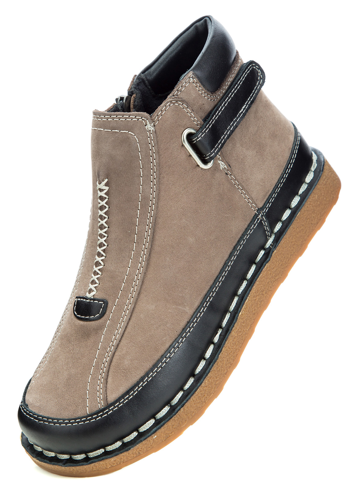 

Ботинки женские Sandalino (GM) 55507-K 01-98 коричневые/хаки/черные 40