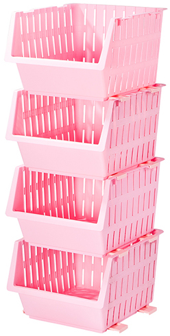 

Набор корзин Violet House Бамбу Pink 1021 22 х 30 х 36 см 4 шт (1021 Бамбу PINK Набор 4 ш)