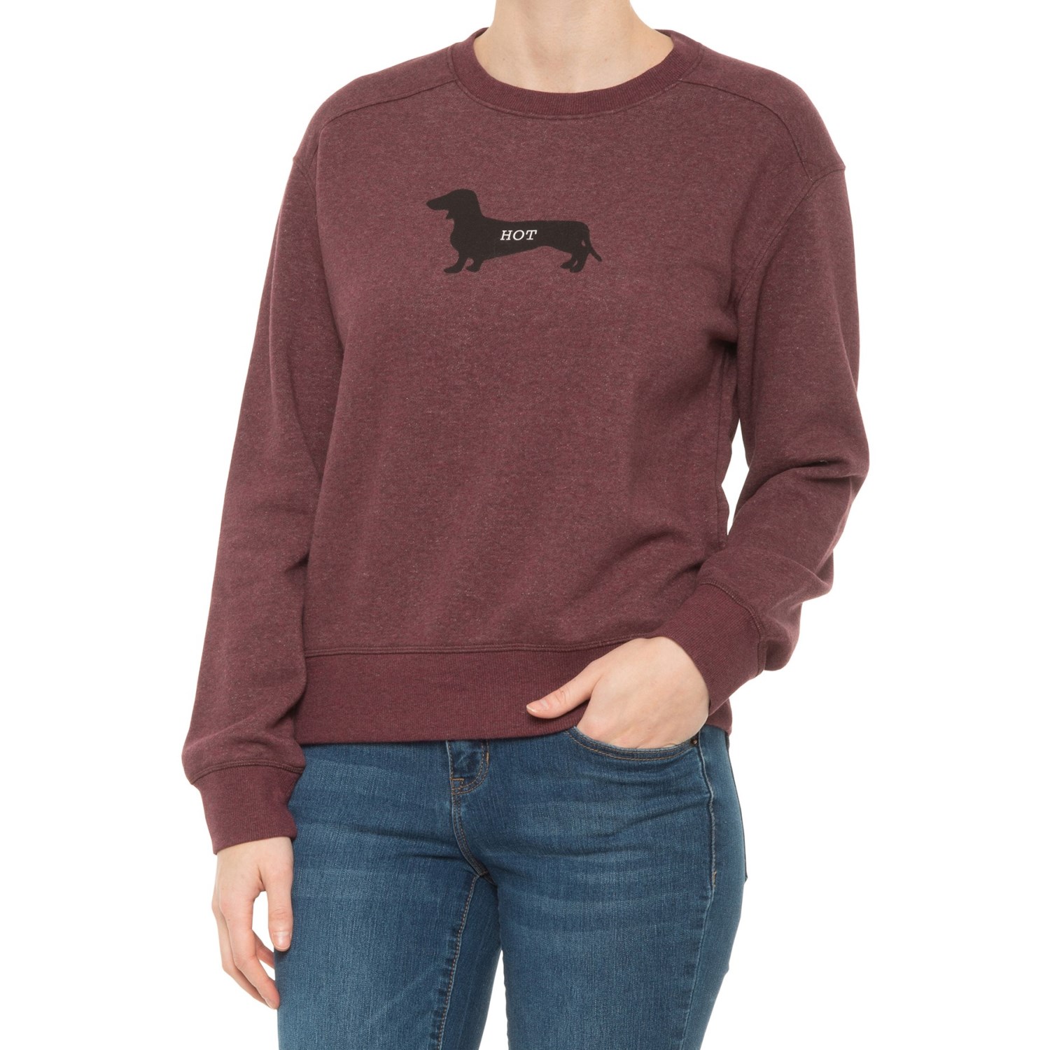 

Свитшот prAna Hot Dog Graphic Sweatshirt Raisin Heather Hot Dog, S (44)