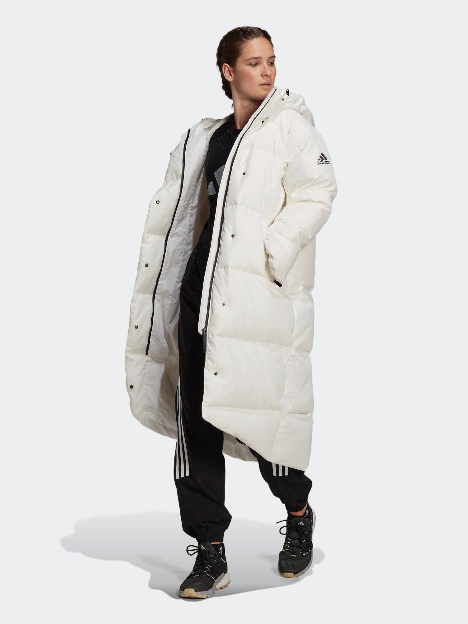 

Пуховик Adidas W Big Baffle C GQ2509 L Core White