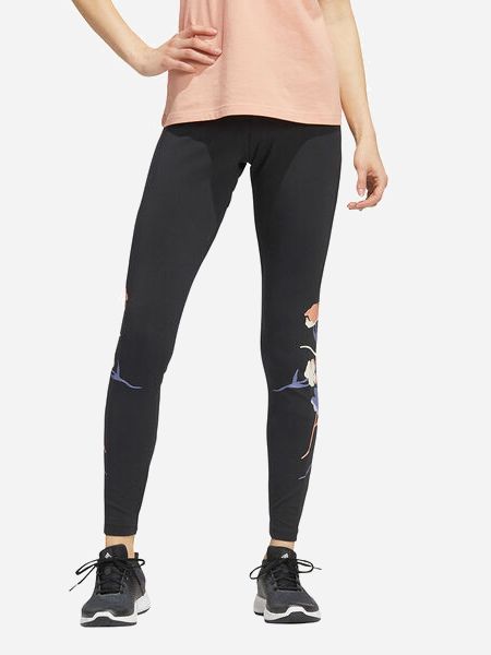 

Спортивные леггинсы Adidas Florl Gfx Tight H55225  Black, Спортивные леггинсы Adidas Florl Gfx Tight H55225 XS Black