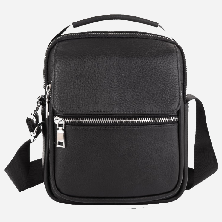 

Мужская сумка кожаная Tiding Bag NM23-2302A Черная