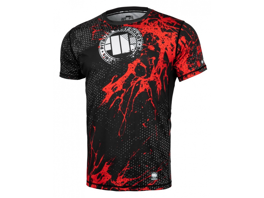 

Рашгард PIT BULL Blood Dog - Short Sleeves L чёрный/красный (5091)