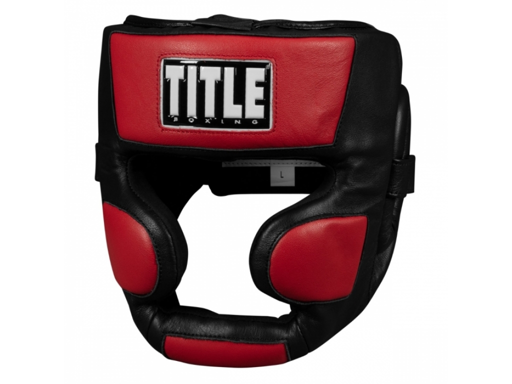 

Шлем TITLE Boxing Gel Victor Sparring Headgear XL чёрный/красный (5100)