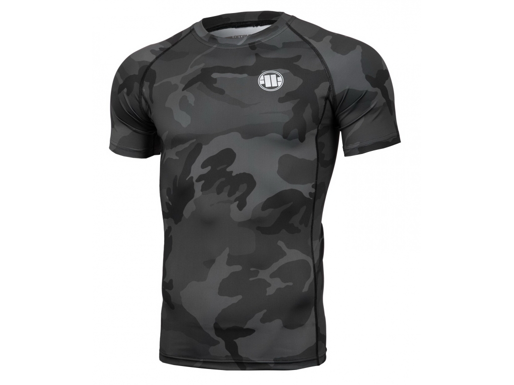 

Рашгард PIT BULL All Black Camo Small Logo - Short Sleeves XXL чёрный/камуфляж (5089)