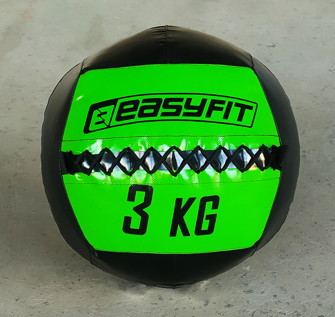 

Медбол EasyFit 3 кг (WALL BALL) медицинский мяч-слэмбол для кросфита и фитнеса зеленый (EFWB3GR)
