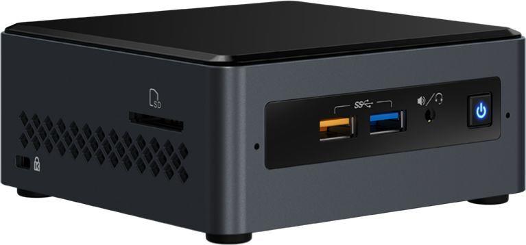 

Неттоп Intel NUC (BOXNUC7PJYHN2); Intel Pentium J5005 (1.5-2.8 ГГц) / без ОЗУ (2xSO-DIMM) / без HDD (SATA) / без ОП / INTEL HD Graphics 605 / LAN / Wi-Fi / Bluetooth / кардридер / без ОС / черно-серый