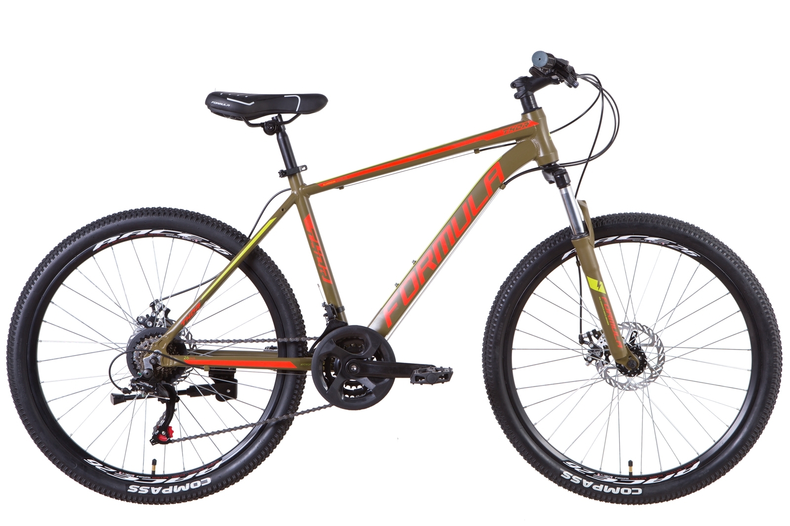 

Велосипед 26" Formula THOR 2021 (хаки с красным (м)) Formula OPS-FR-26-507