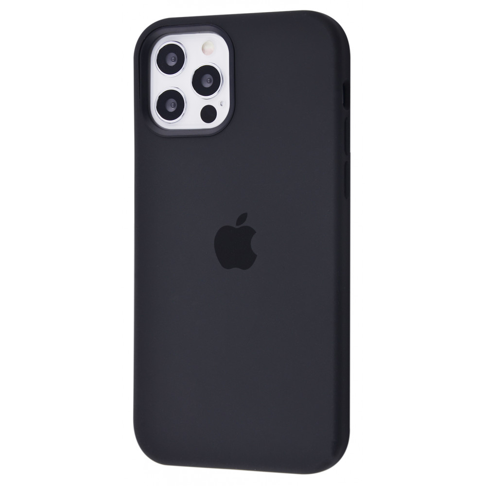 

Силиконовый чехол STR Silicone Case (OEM) (с MagSafe) iPhone 12/12 Pro - Black STR